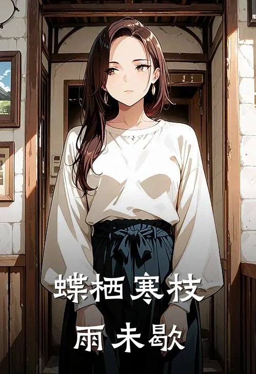 蝶栖寒枝雨未歇