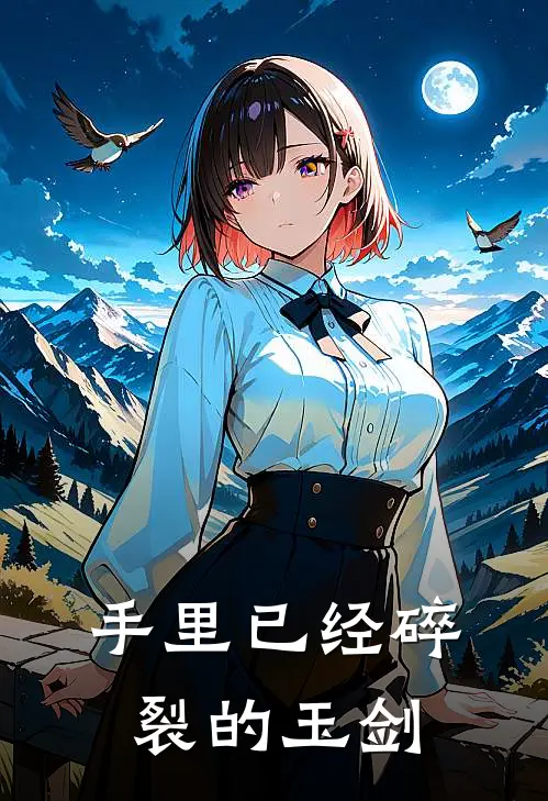 手里已经碎裂的玉剑