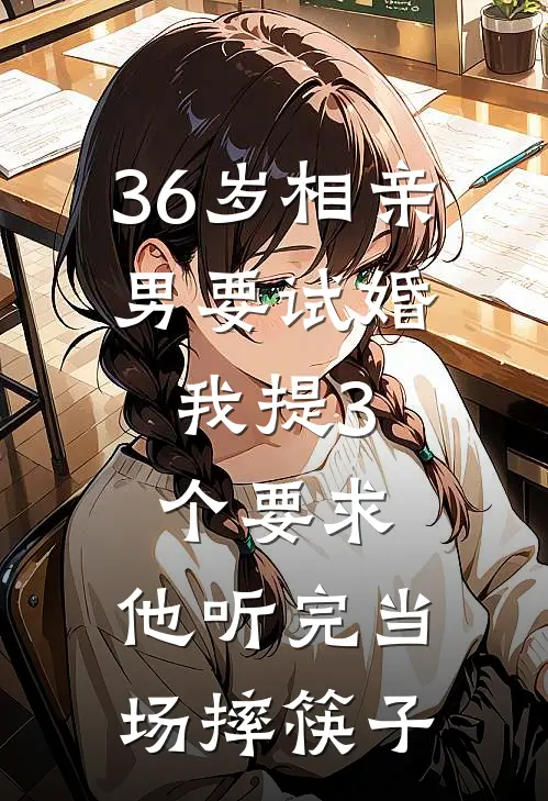 36岁相亲男要试婚，我提3个要求，他听完当场摔筷子