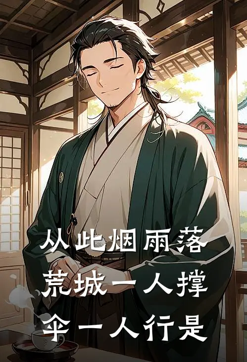 从此烟雨落荒城 一人撑伞一人行 是