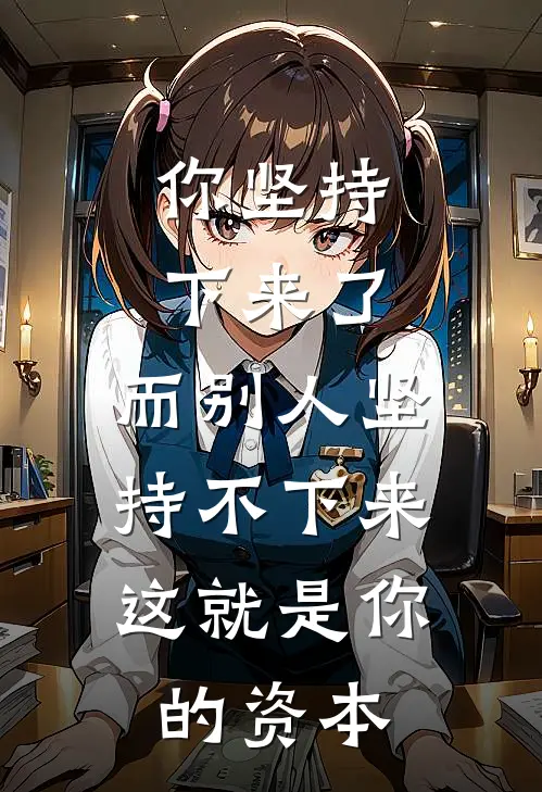 你坚持下来了,而别人坚持不下来,这就是你的资本