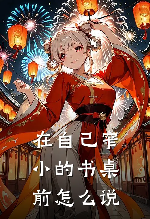 在自己窄小的书桌前怎么说
