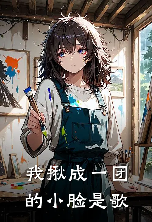 我揪成一团的小脸是歌