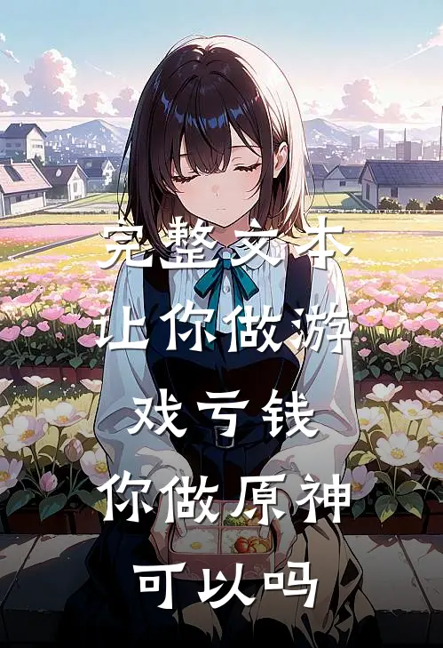 完整文本让你做游戏亏钱,你做原神可以吗