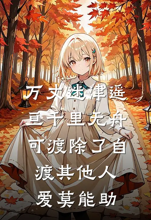 万丈迷津 遥亘千里 无舟可渡 除了自渡 其他人爱莫能助