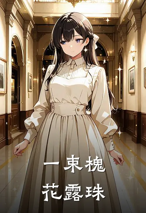一束槐花露珠