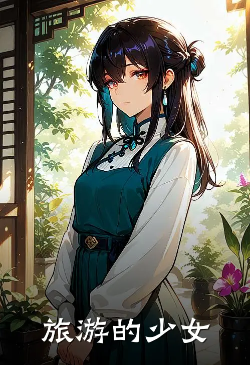 旅游的少女