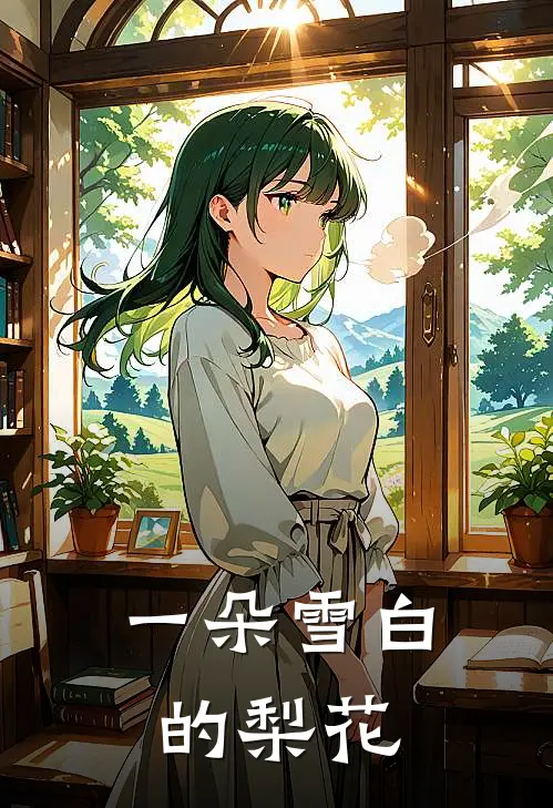 一朵雪白的梨花