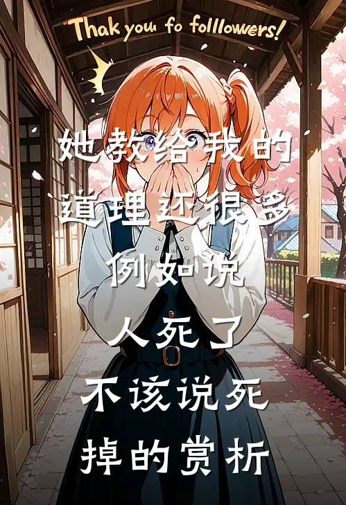 她教给我的道理还很多,例如说人死了,不该说死掉的赏析