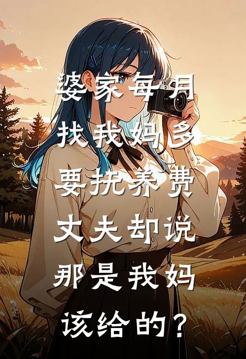 婆家每月找我妈多要抚养费，丈夫却说那是我妈该给的？