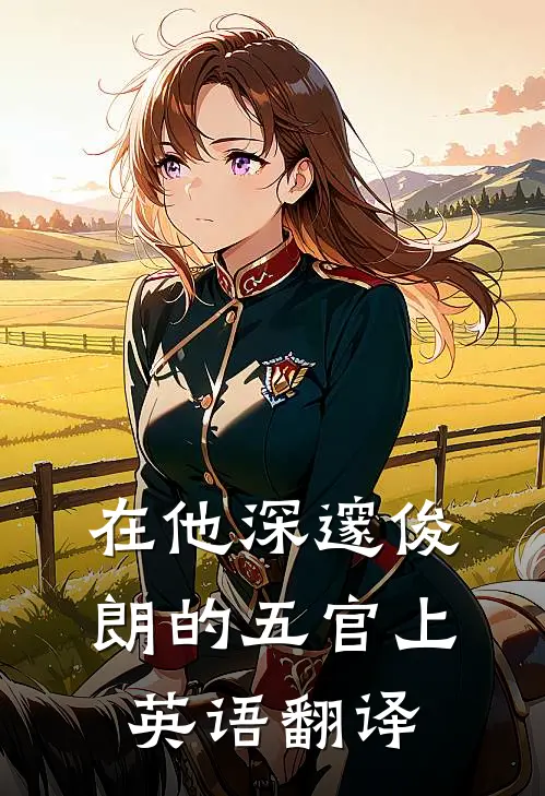 在他深邃俊朗的五官上英语翻译