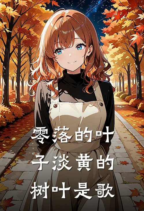 零落的叶子淡黄的树叶是歌