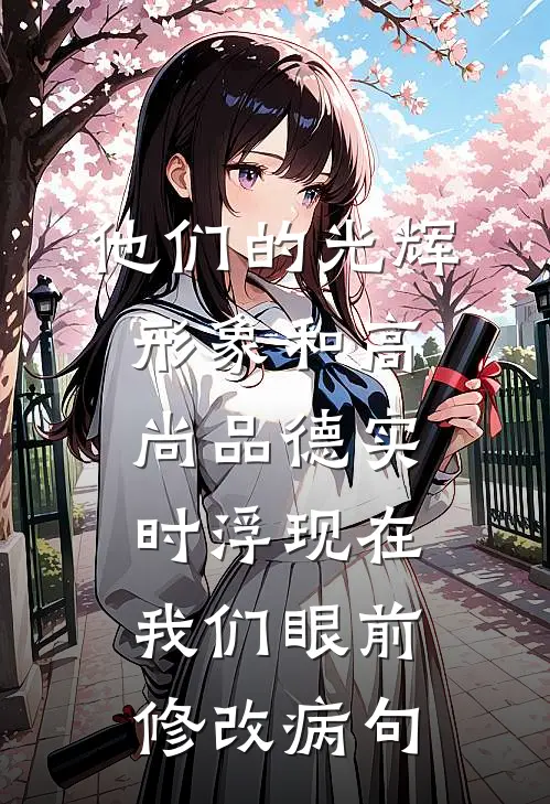 他们的光辉形象和高尚品德实时浮现在我们眼前修改病句