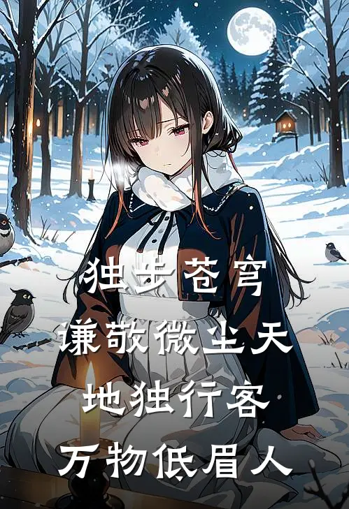 独步苍穹,谦敬微尘 天地独行客,万物低眉人