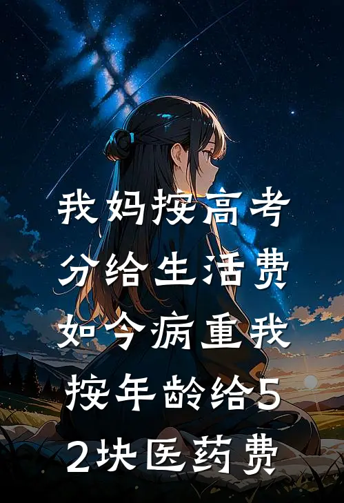 我妈按高考分给生活费，如今病重我按年龄给52块医药费
