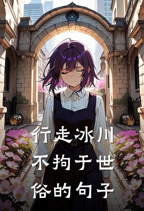 行走冰川不拘于世俗的句子