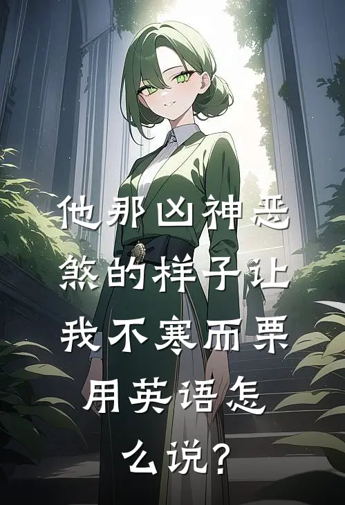 他那凶神恶煞的样子让我不寒而栗,用英语怎么说?