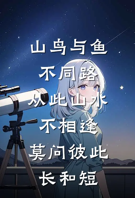 山鸟与鱼不同路,从此山水不相逢,莫问彼此长和短