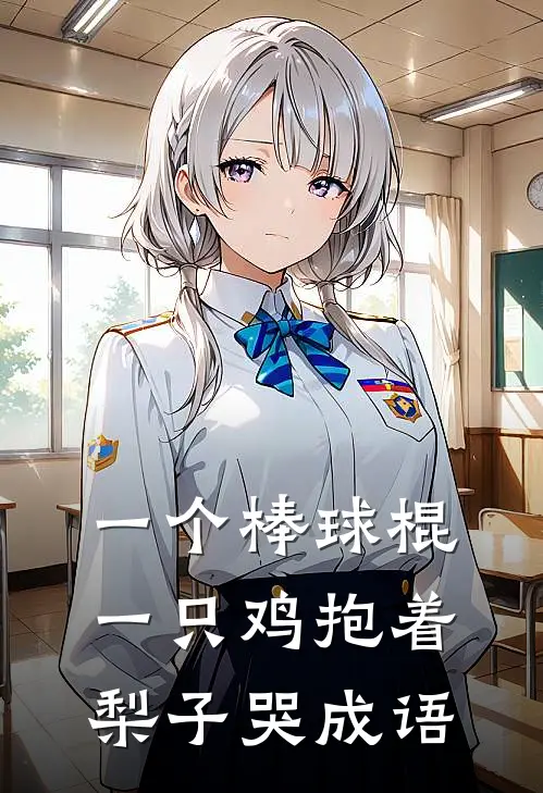 一个棒球棍,一只鸡抱着梨子哭成语