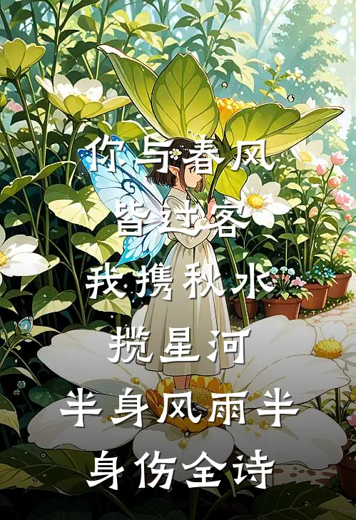 你与春风皆过客,我携秋水揽星河,半身风雨半身伤全诗