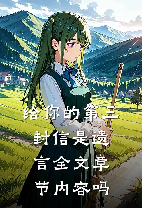 给你的第三封信是遗言全文章节内容吗