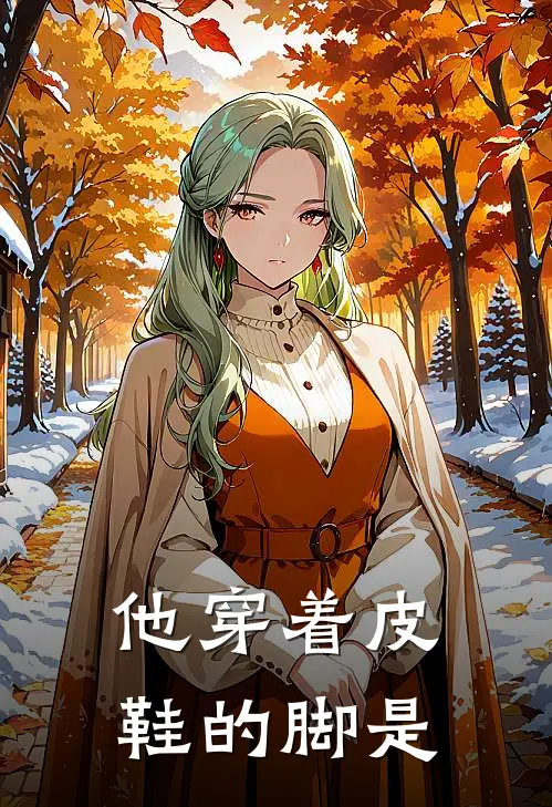 他穿着皮鞋的脚是