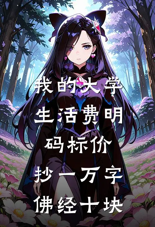 我的大学生活费明码标价，抄一万字佛经十块