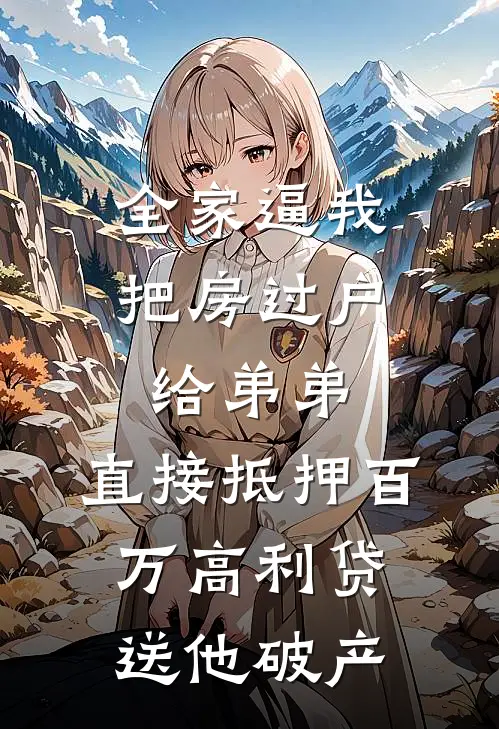 全家逼我把房过户给弟弟，直接抵押百万高利贷送他破产