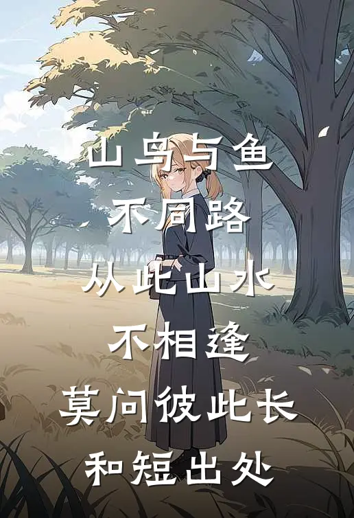 山鸟与鱼不同路,从此山水不相逢,莫问彼此长和短出处