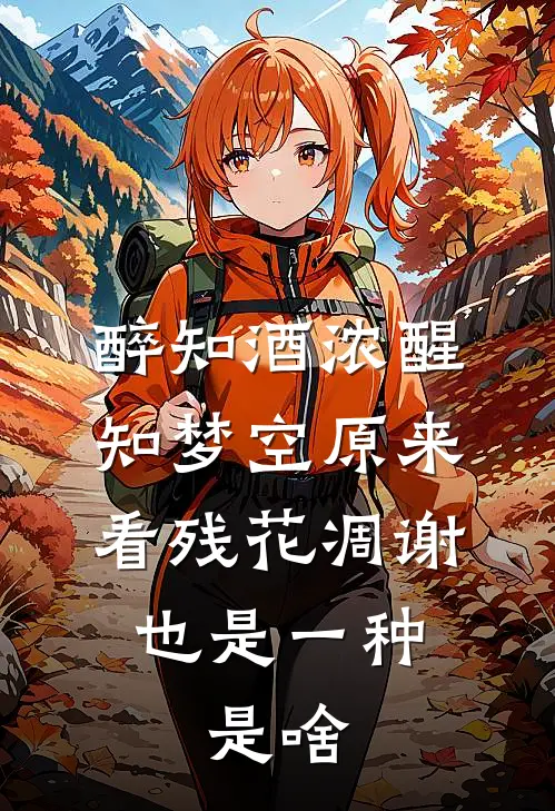 醉知酒浓醒知梦空原来看残花凋谢也是一种,是啥