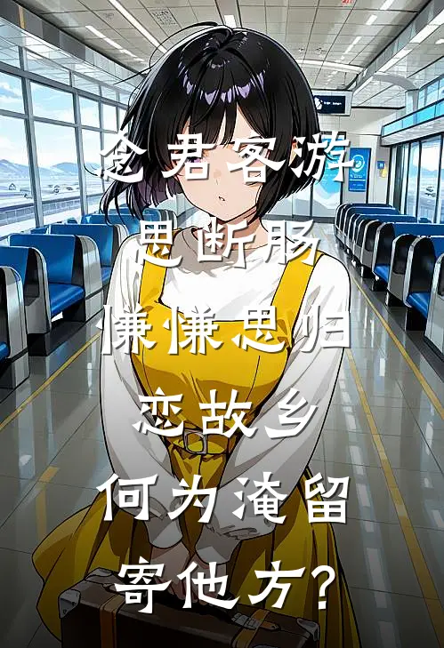 念君客游思断肠,慊慊思归恋故乡,何为淹留寄他方?