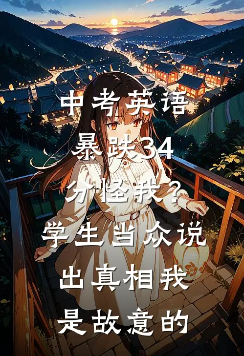 中考英语暴跌34分怪我？学生当众说出真相：我是故意的