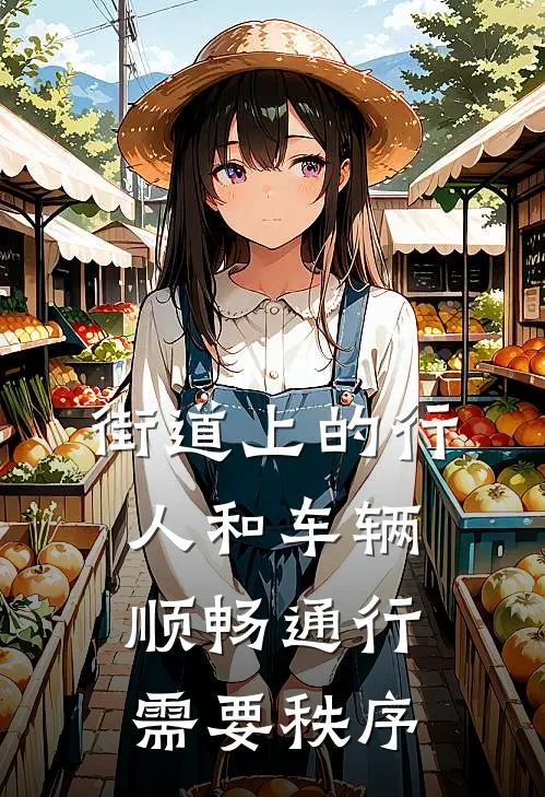 街道上的行人和车辆顺畅通行需要秩序