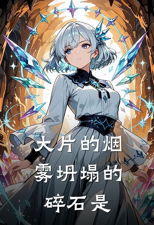 大片的烟雾坍塌的碎石是