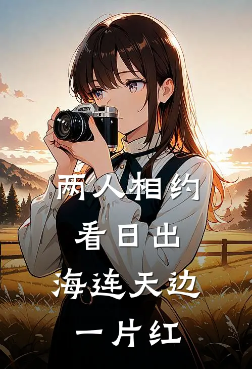 两人相约看日出,海连天边一片红