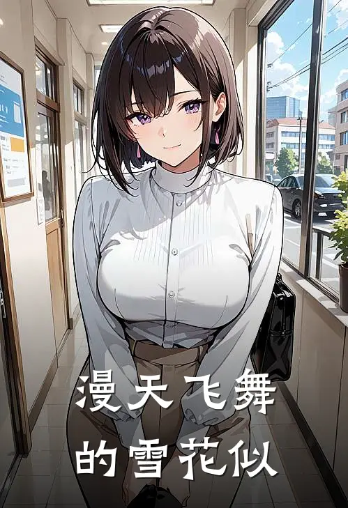 漫天飞舞的雪花似