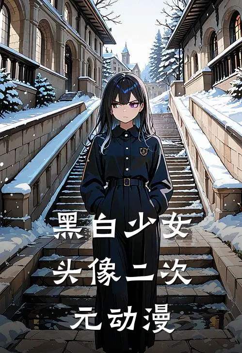黑白少女头像二次元动漫