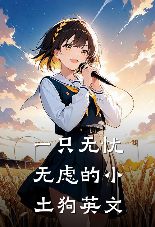 一只无忧无虑的小土狗英文