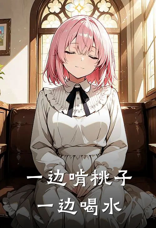 一边啃桃子一边喝水