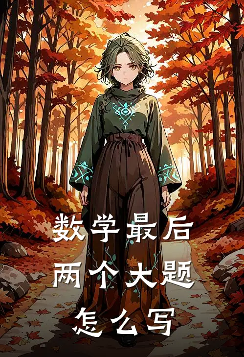 数学最后两个大题怎么写