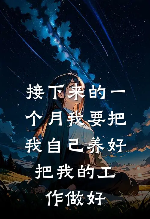 接下来的一个月我要把我自己养好,把我的工作做好