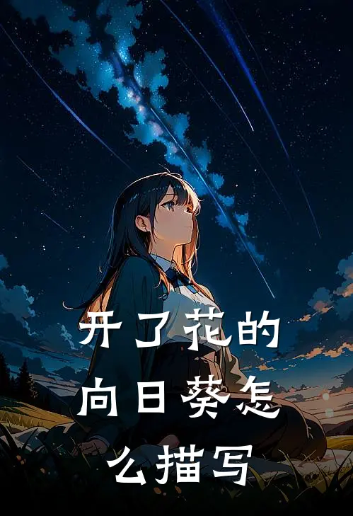 开了花的向日葵怎么描写