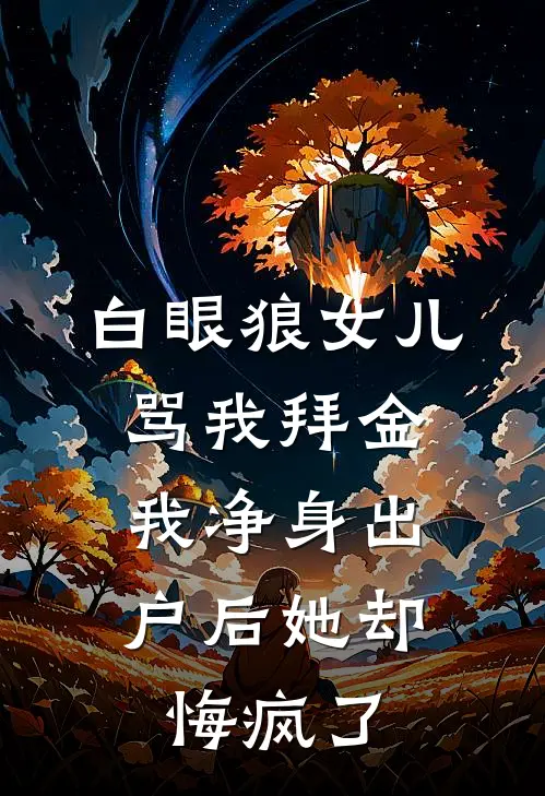 白眼狼女儿骂我拜金，我净身出户后她却悔疯了