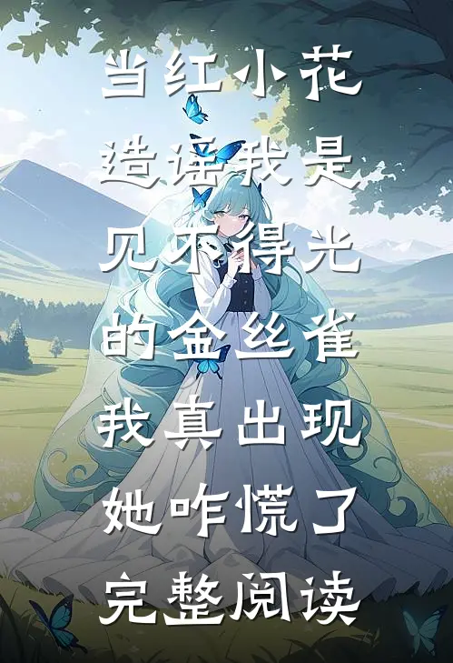 当红小花造谣我是见不得光的金丝雀，我真出现她咋慌了完整阅读