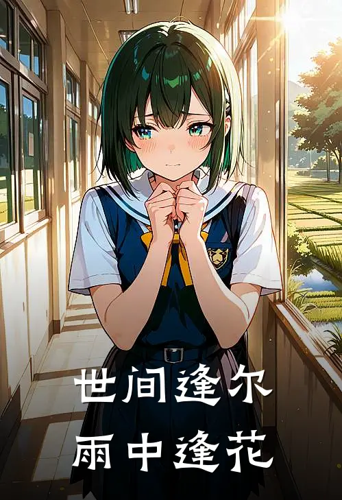 世间逢尔,雨中逢花的