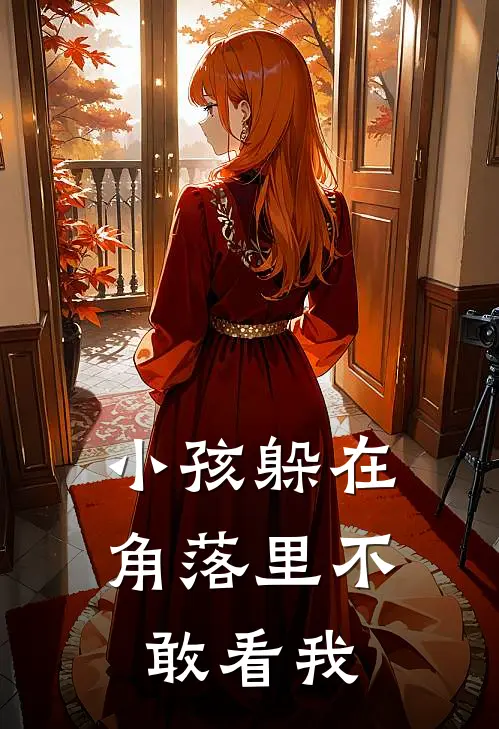 小孩躲在角落里不敢看我