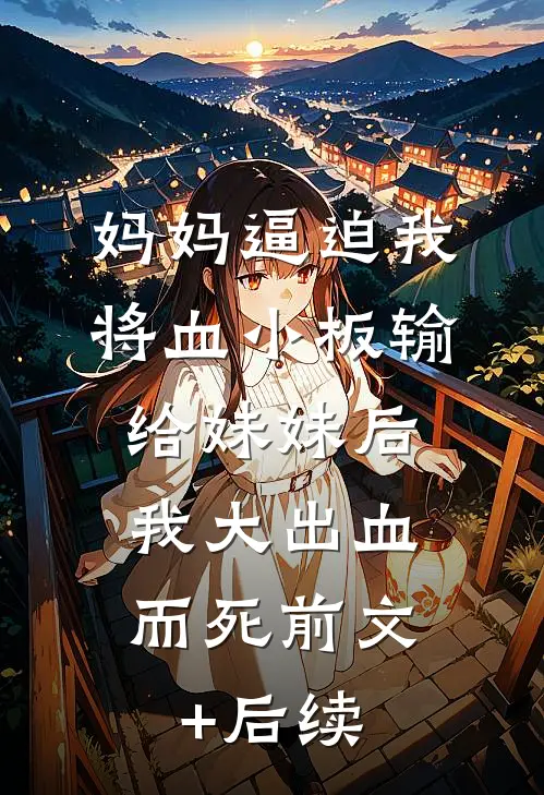 妈妈逼迫我将血小板输给妹妹后，我大出血而死前文+后续