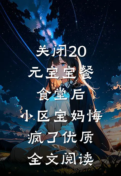 关闭20元宝宝餐食堂后，小区宝妈悔疯了优质全文阅读
