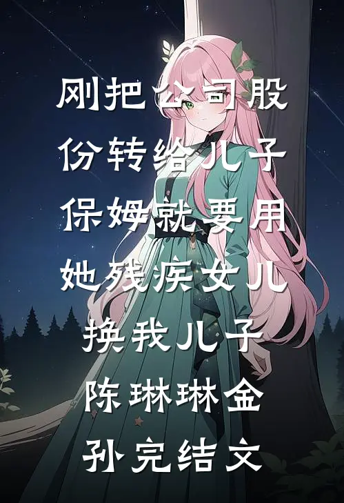 刚把公司股份转给儿子，保姆就要用她残疾女儿换我儿子陈琳琳金孙完结文