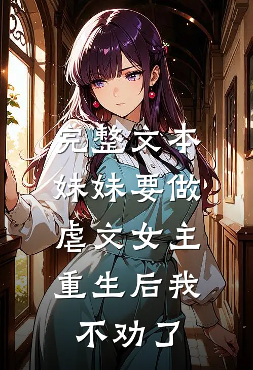 完整文本妹妹要做虐文女主，重生后我不劝了